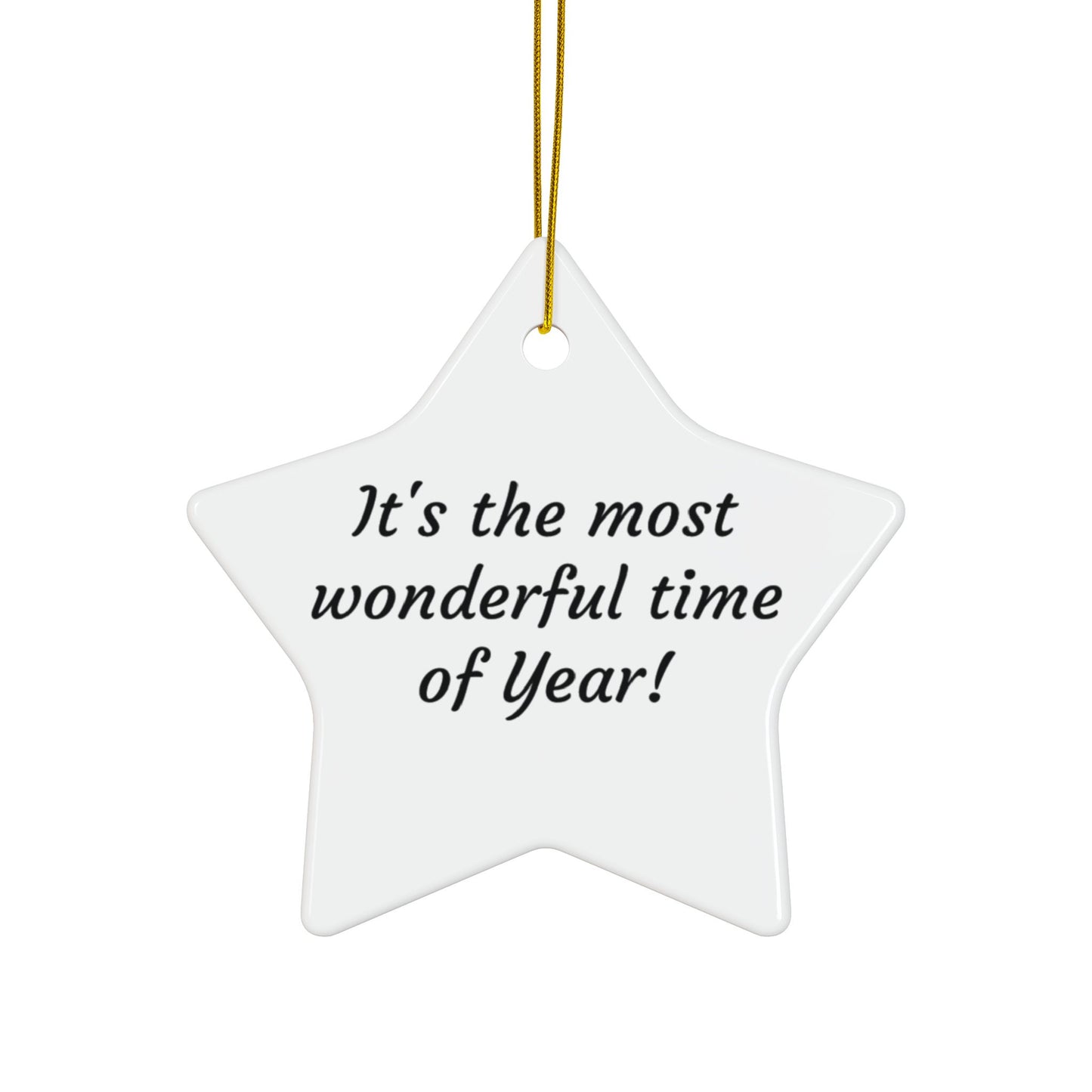 Forest Star Ceramic 2025 Keepsake Ornament - Just Gigi IFYKYK