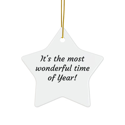 Forest Star Ceramic 2025 Keepsake Ornament - Just Gigi IFYKYK