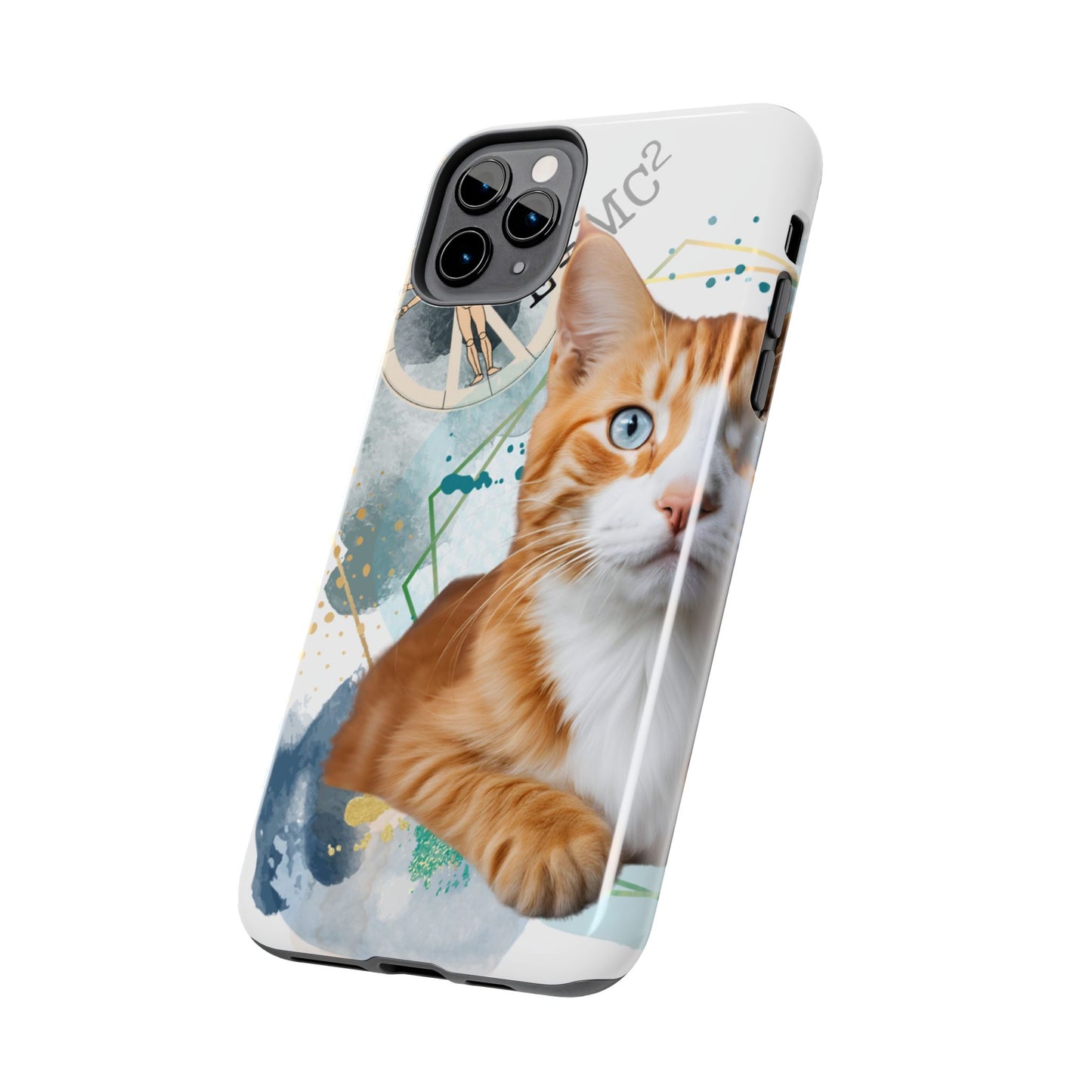 E=MC2 Cat Tough Phone Cases