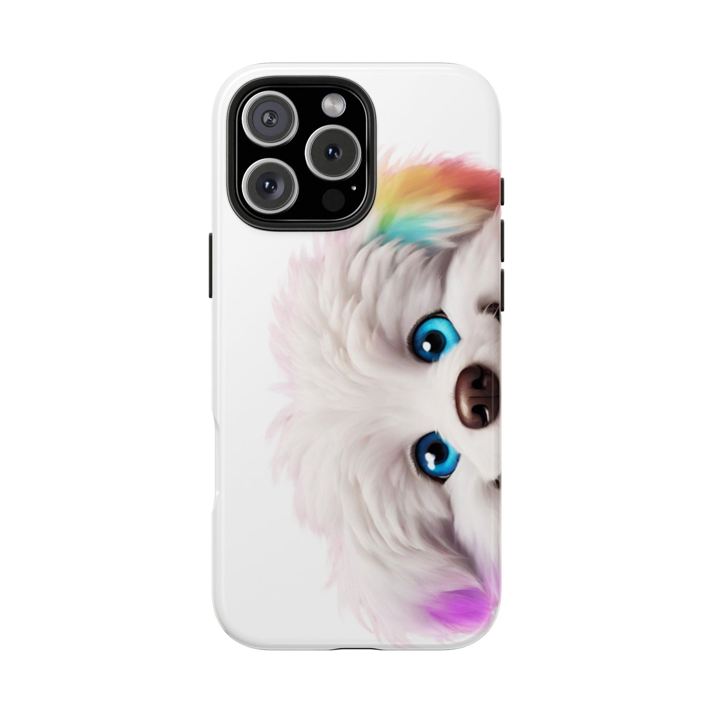 Peeking Doggo design Tough Phone Cases