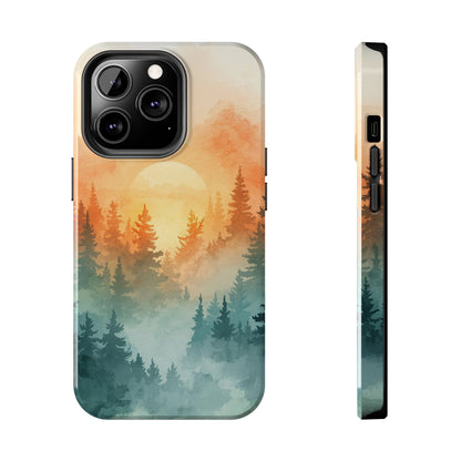 Sunset Forest Mist Tough Phone Case -Just Gigi IFYKYK