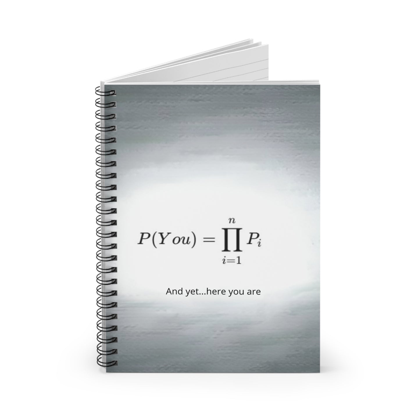 Probability of U Equation Spiral Notebook – Just Gigi IFYKYK