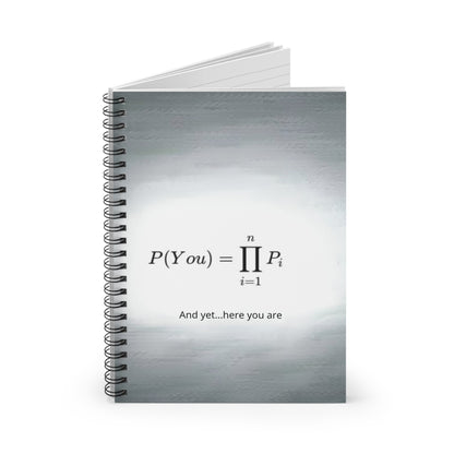 Probability of U Equation Spiral Notebook – Just Gigi IFYKYK
