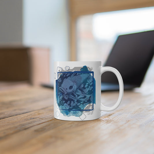 Blue Koi Mug