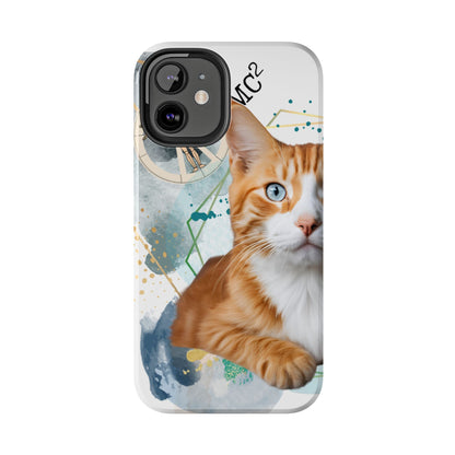 E=MC2 Cat Tough Phone Cases
