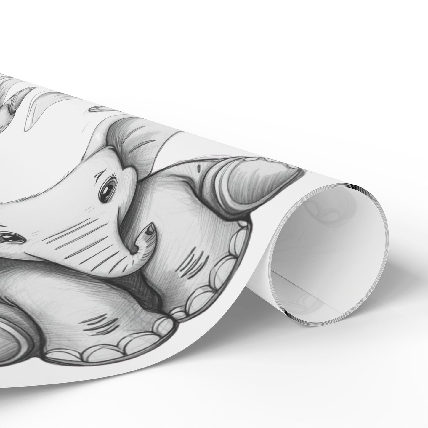 White Elephant Gift Wrapping Paper - Just Gigi IFYKYK