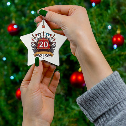 RPG Gamer Ceramic Ornament - Star Shaped - Just Gigi IFYKYK