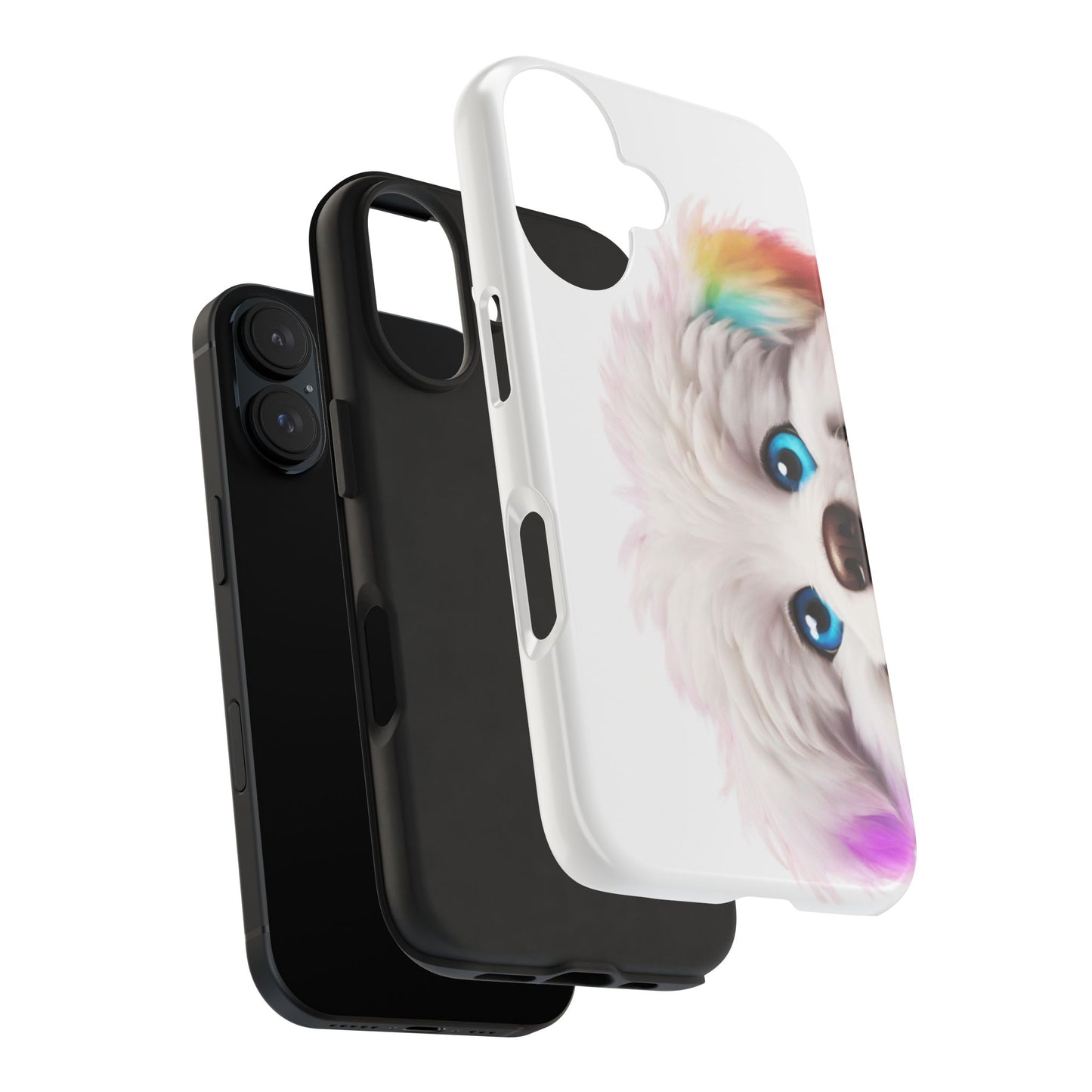 Peeking Doggo design Tough Phone Cases