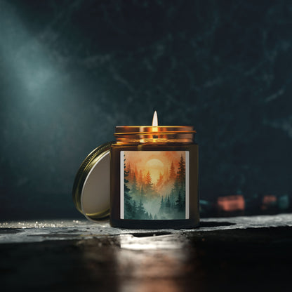 Sunrise Forest  Coconut Apricot Wax Candle (4oz or 9oz) Just Gigi IFYKYK