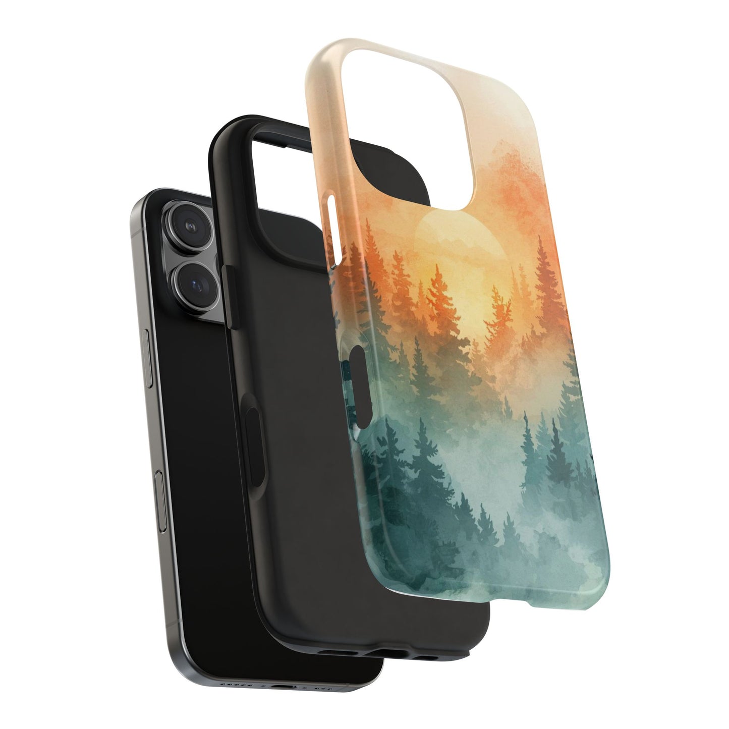Sunset Forest Mist Tough Phone Case -Just Gigi IFYKYK