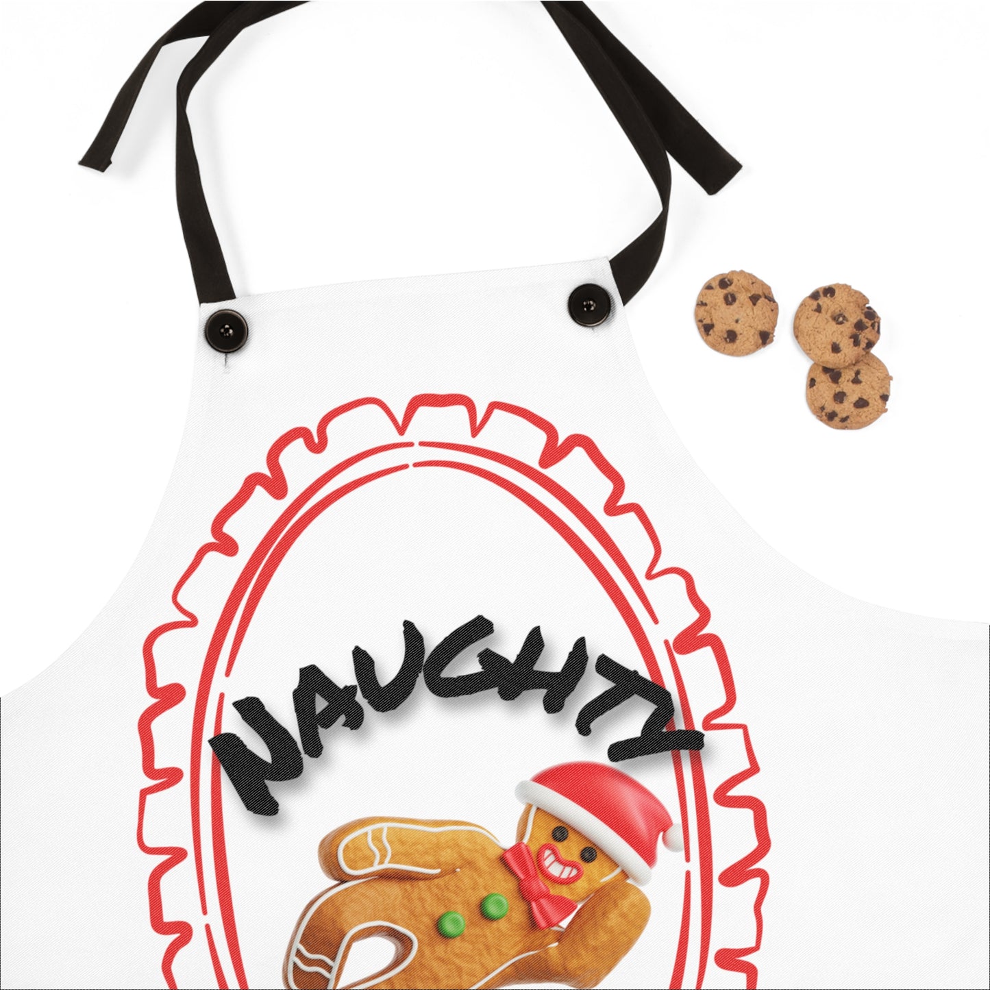 Naughty Gingerbread Apron —Just Gigi IFYKYK