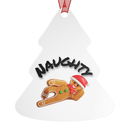 Naughty & Nice Gingerbread Metal Ornaments — Just Gigi IFYKYK