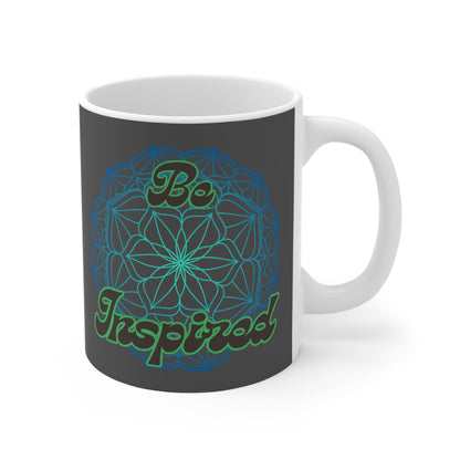 Be Inspired Mandala 11oz Mug - Just Gigi IFYKYK
