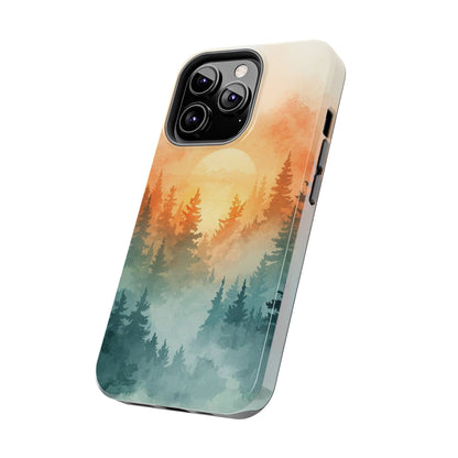 Sunset Forest Mist Tough Phone Case -Just Gigi IFYKYK