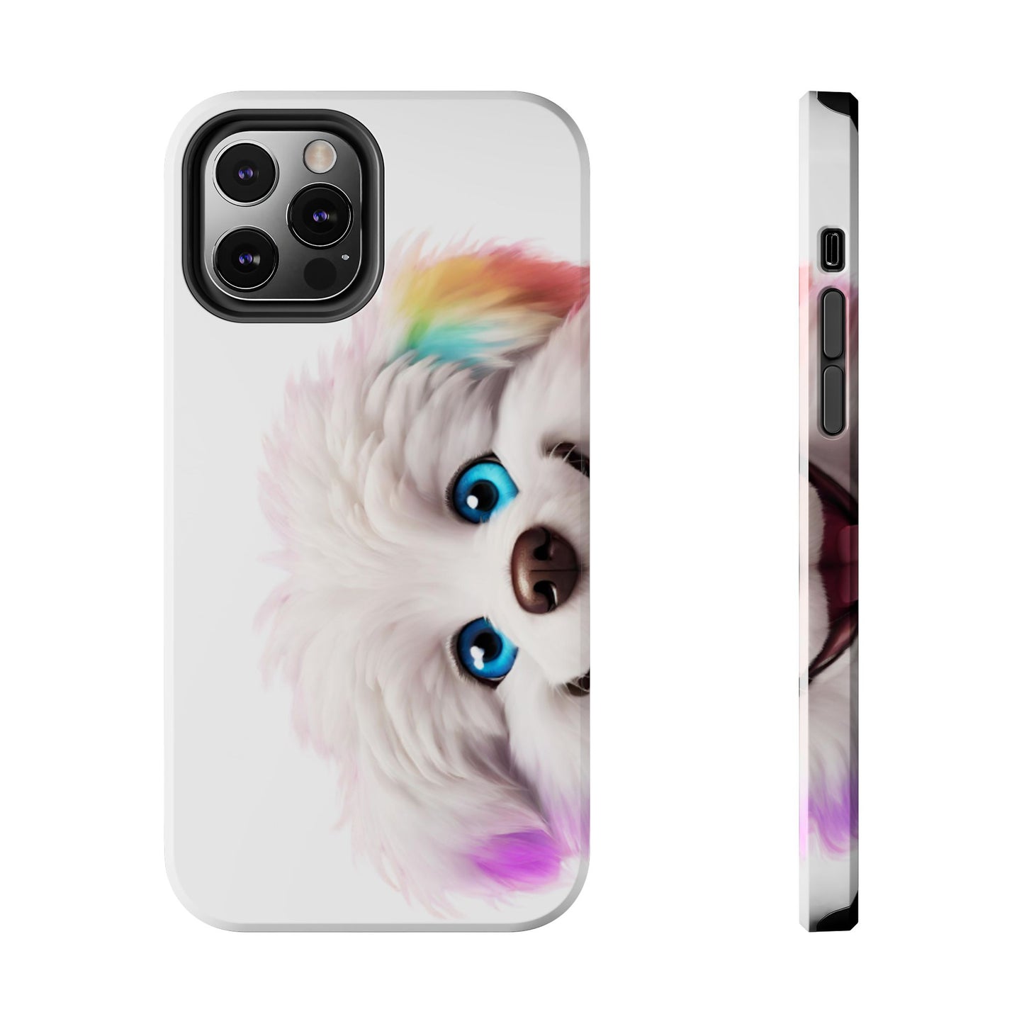 Peeking Doggo design Tough Phone Cases