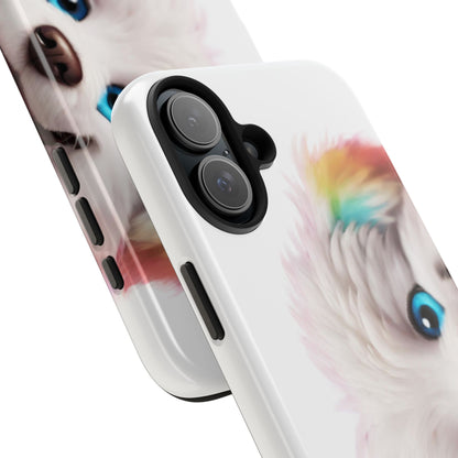 Peeking Doggo design Tough Phone Cases
