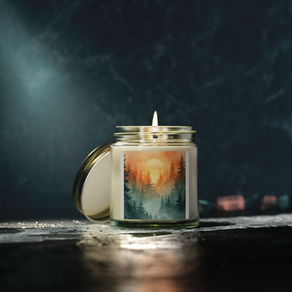 Sunrise Forest  Coconut Apricot Wax Candle (4oz or 9oz) Just Gigi IFYKYK