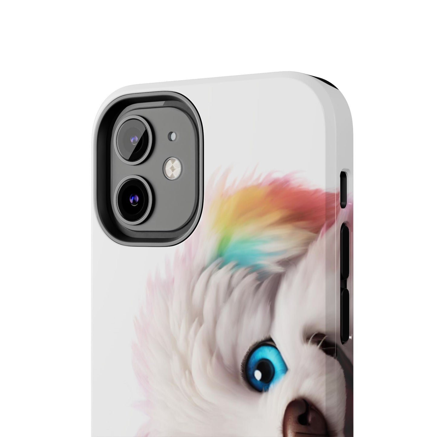 Peeking Doggo design Tough Phone Cases