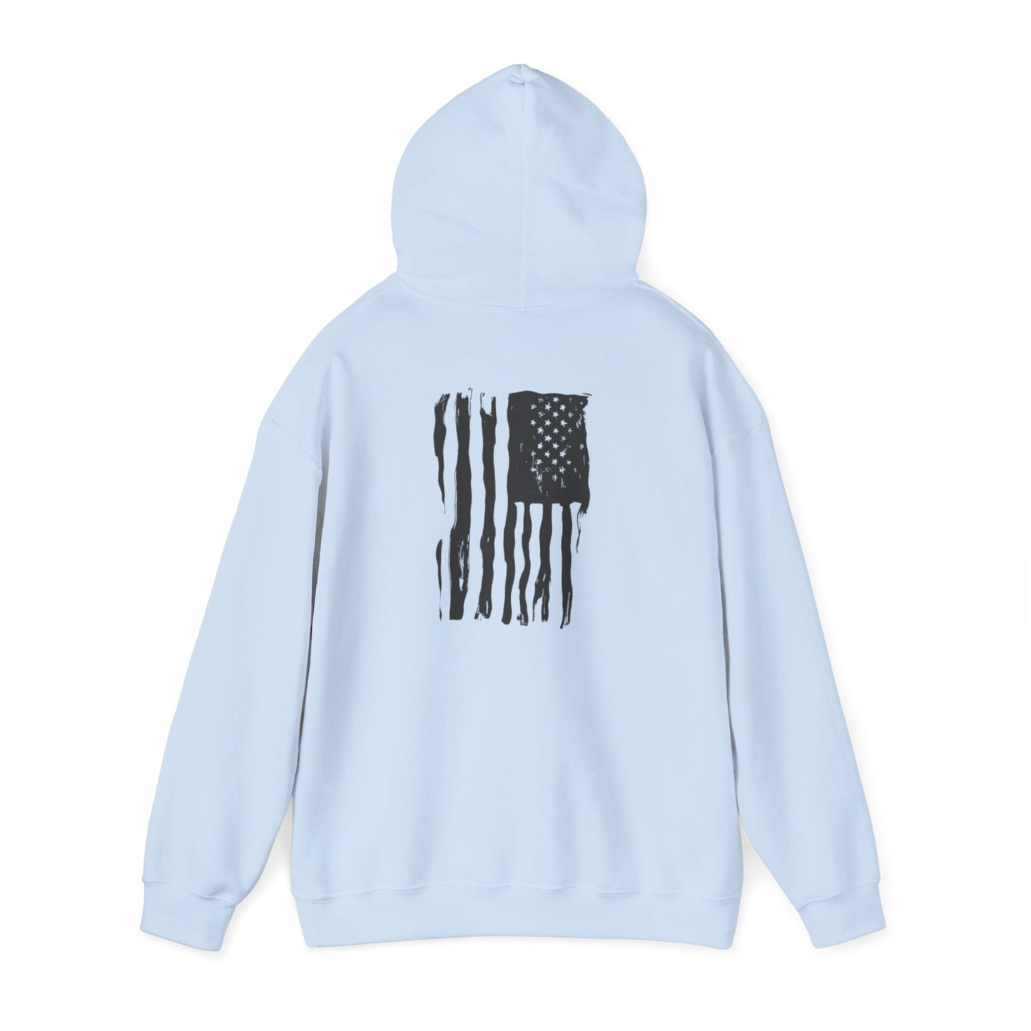 Resistance Hoodie — Vintage Flag Graphic Hooded Sweatshirt (Est. 1776)
