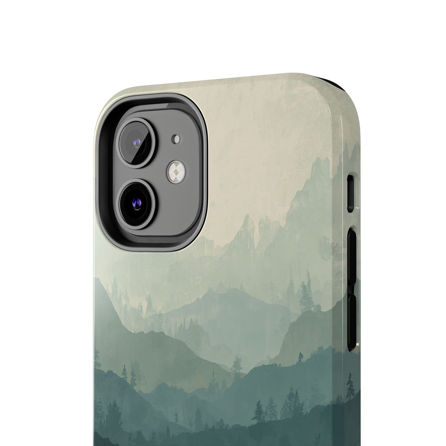 Grey Mountains Serene Silhouette Tough Case