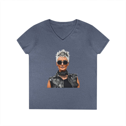 Just Gigi IFYKYK Audaciously You  Ladies' V-Neck T-Shirt