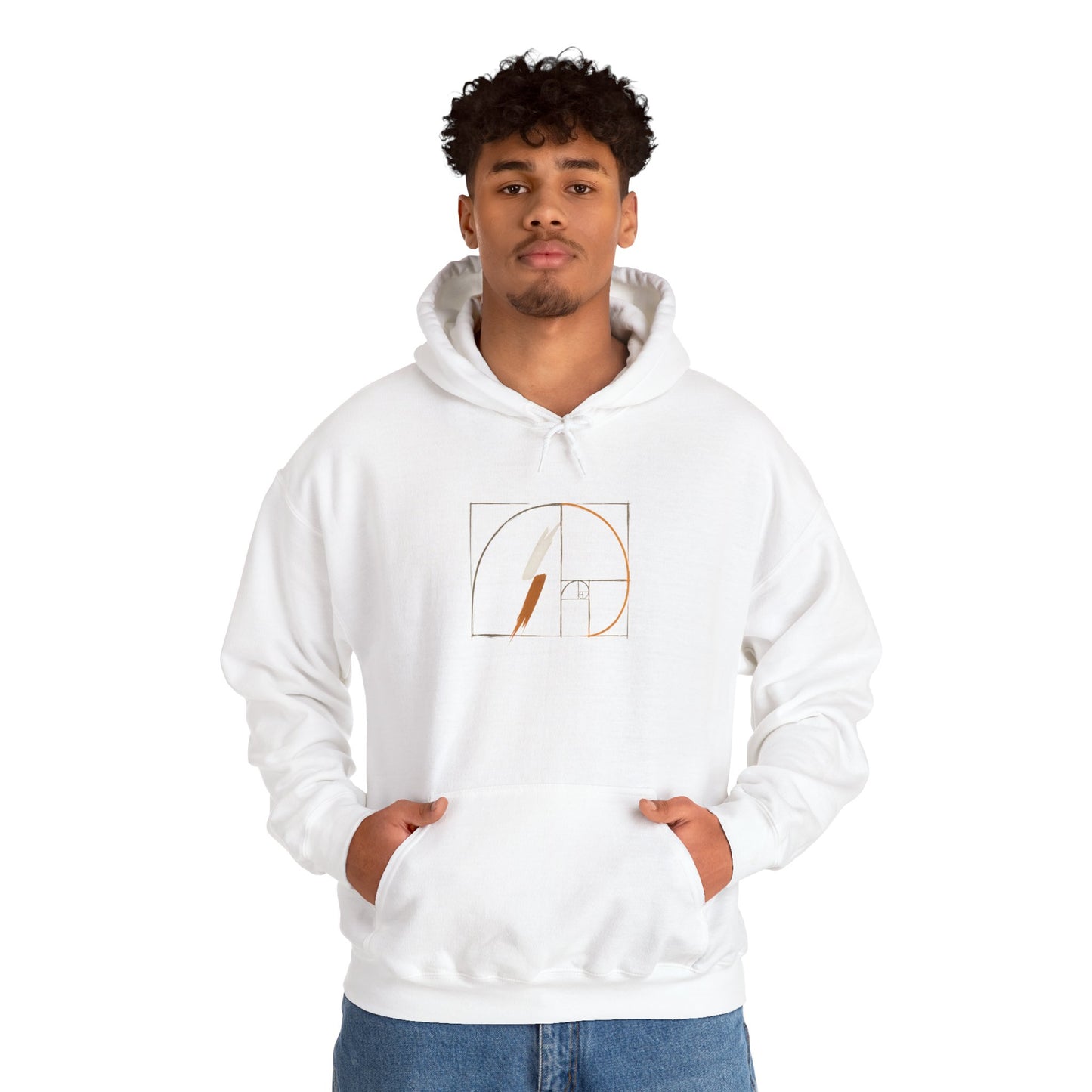 ONWARD Hoodie —Fibonacci Spiral Minimal Design