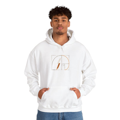 ONWARD Hoodie —Fibonacci Spiral Minimal Design
