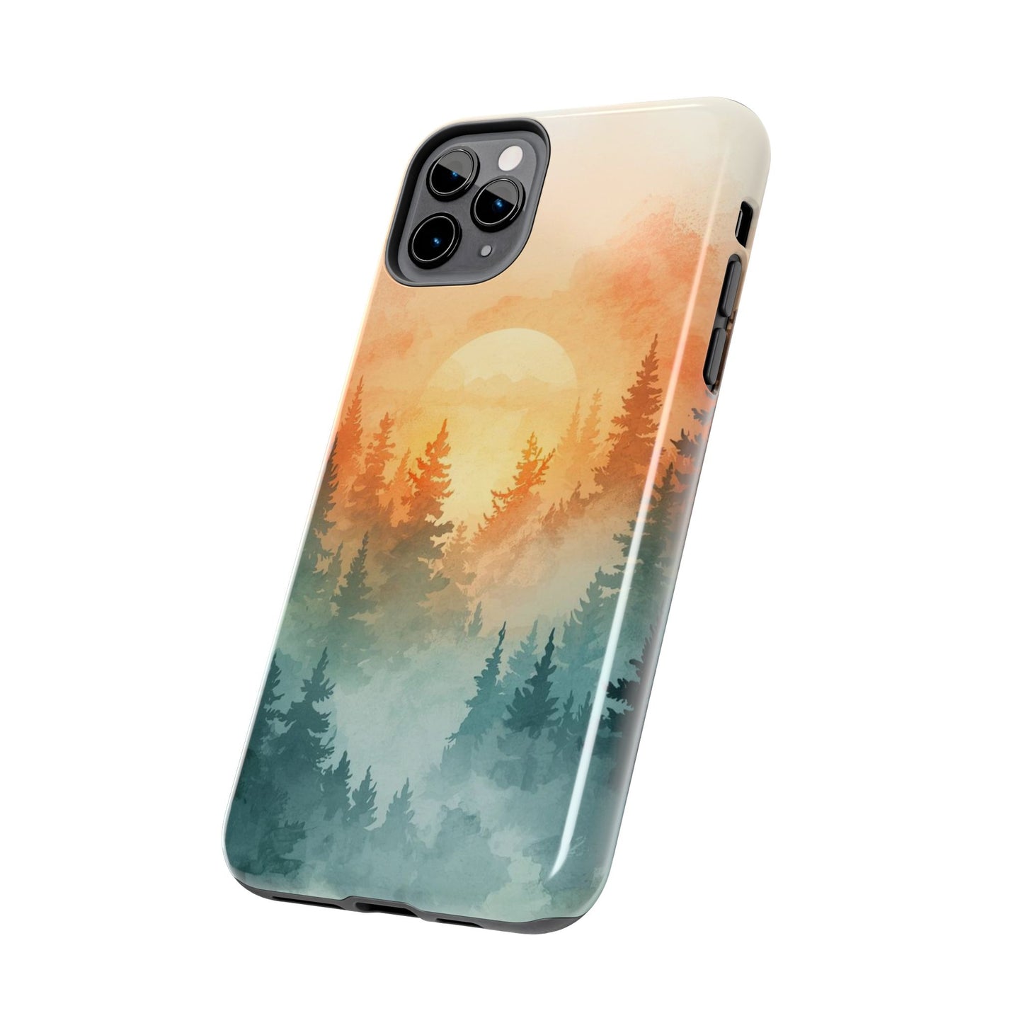Sunset Forest Mist Tough Phone Case -Just Gigi IFYKYK
