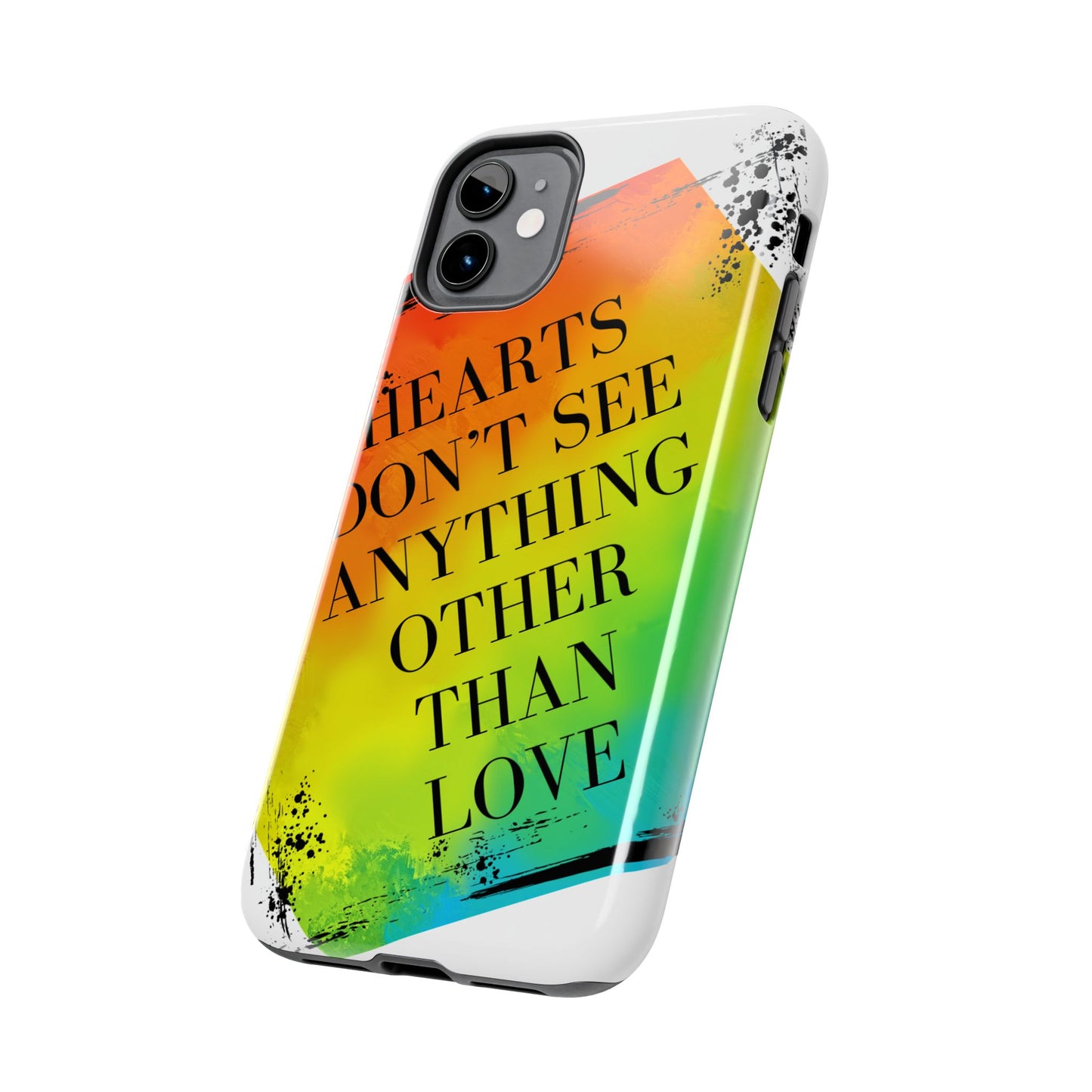 Hearts don't see anything other than love Tough Phone Cases Just Gigi IFYKYK