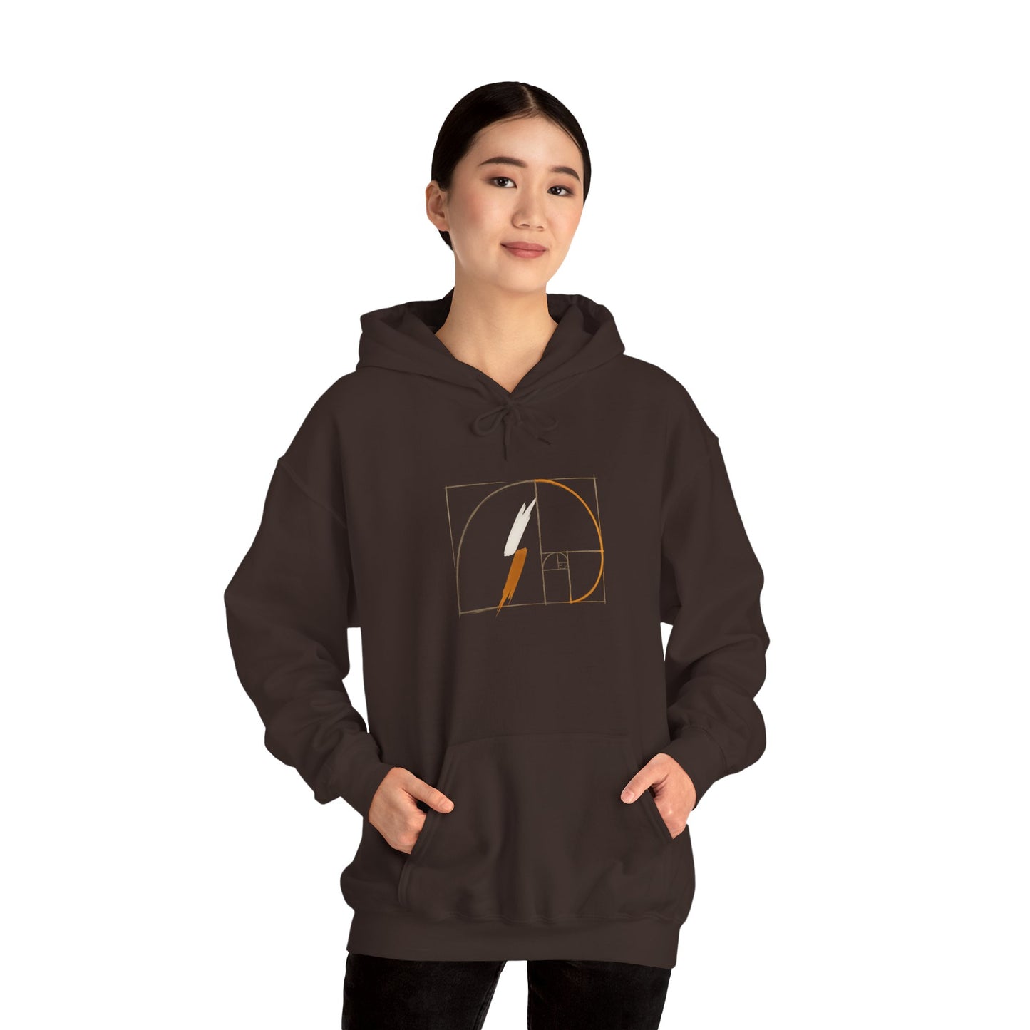 ONWARD Hoodie —Fibonacci Spiral Minimal Design