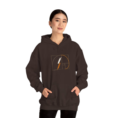 ONWARD Hoodie —Fibonacci Spiral Minimal Design