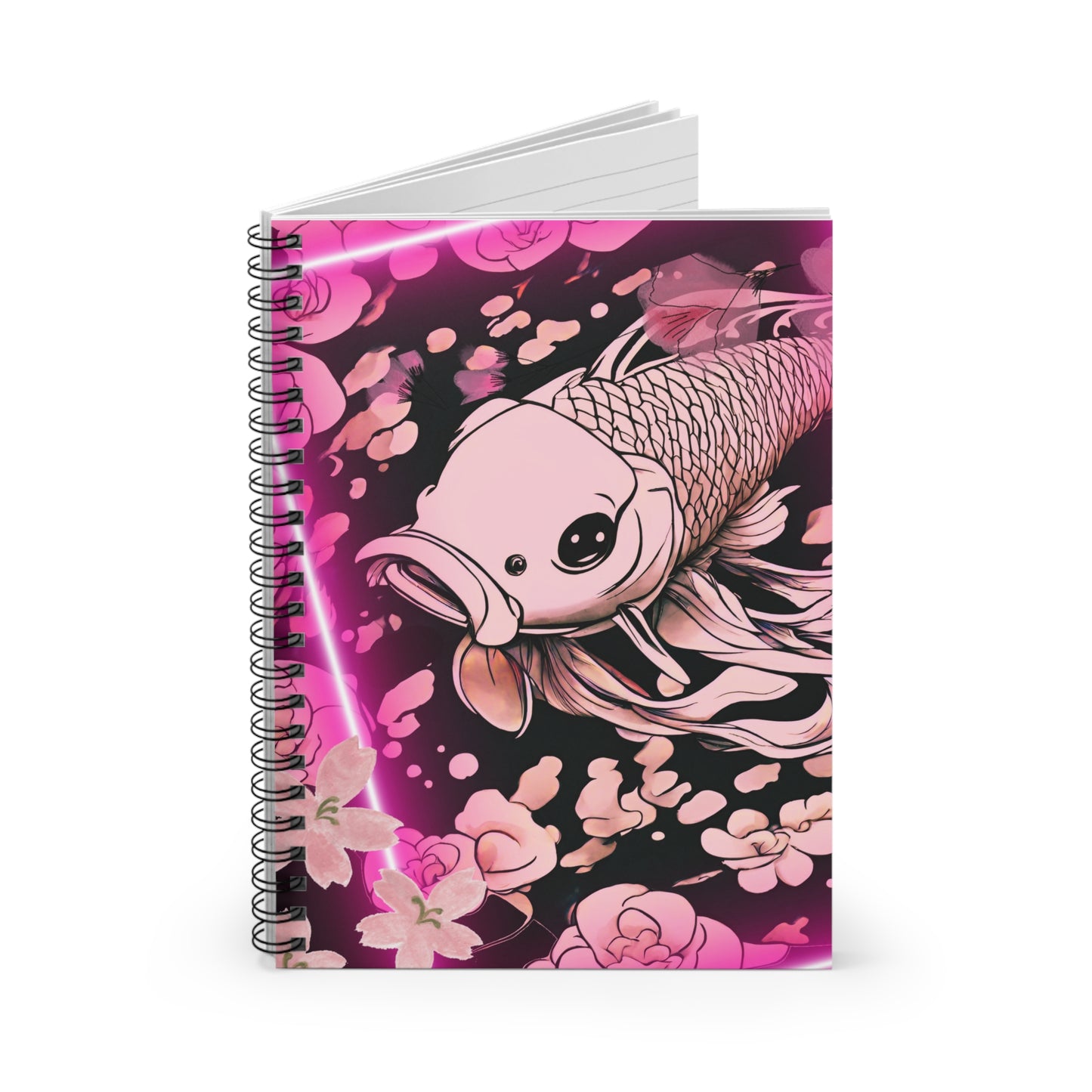 Pink Koi Fish Spiral Notebook -Just Gigi IFYKYK