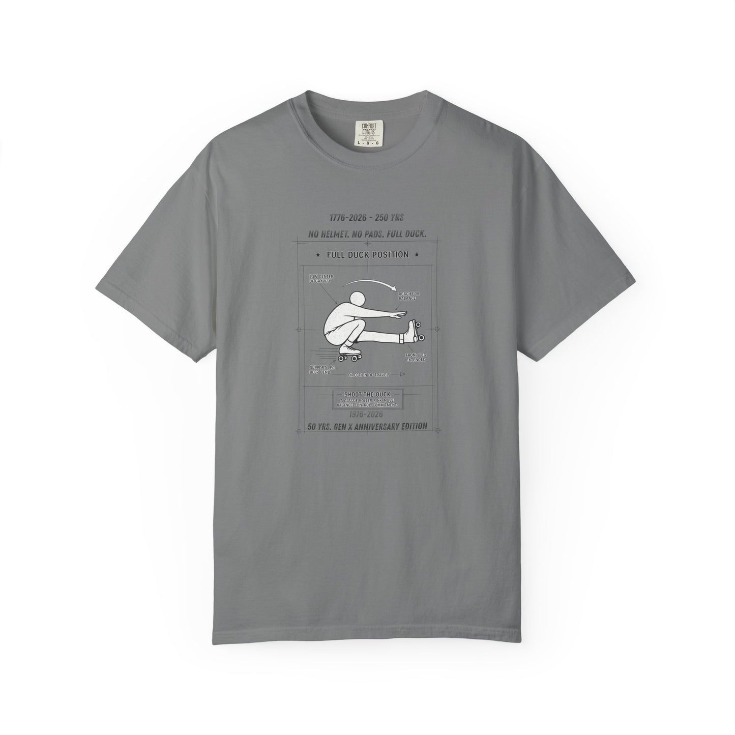 Full Duck Position Blueprint Graphic Tee - Just Gigi IFYKYK