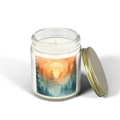 Sunrise Forest  Coconut Apricot Wax Candle (4oz or 9oz) Just Gigi IFYKYK
