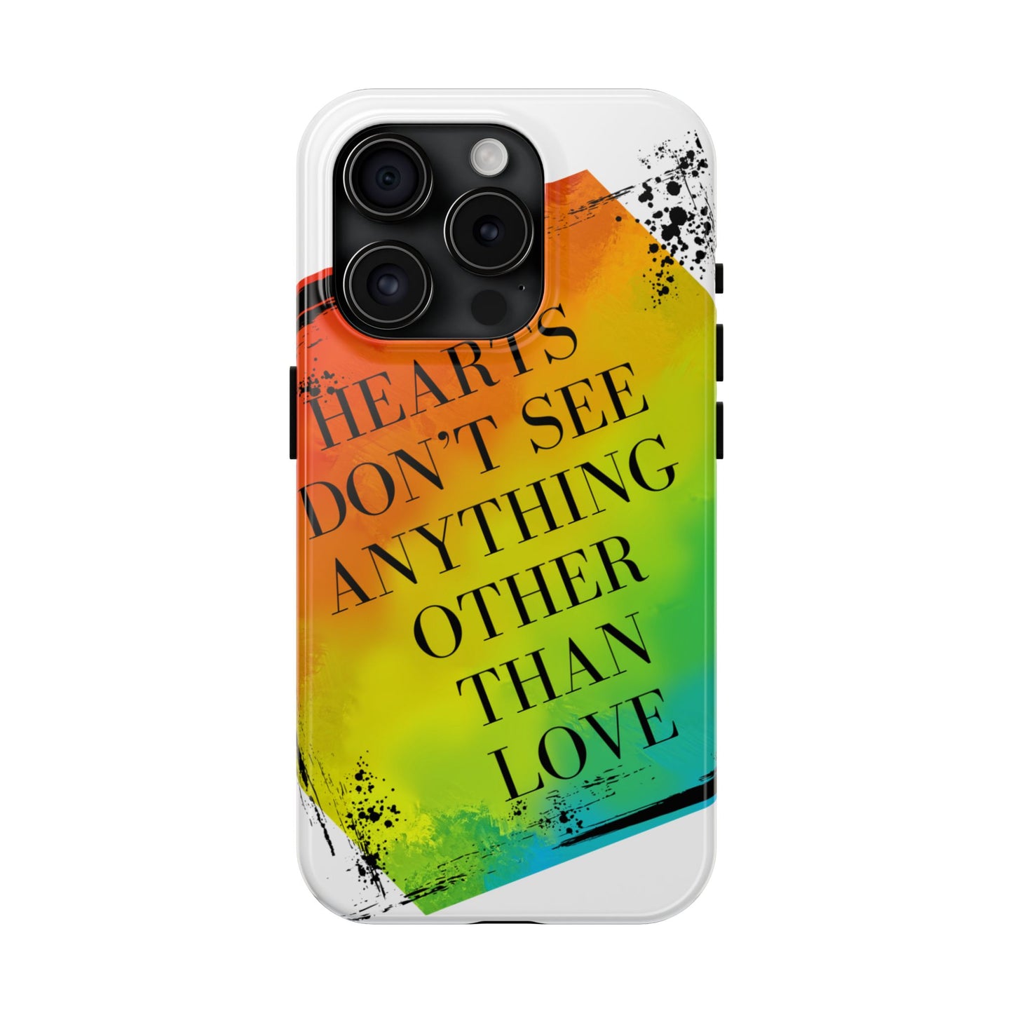 Hearts don't see anything other than love Tough Phone Cases Just Gigi IFYKYK