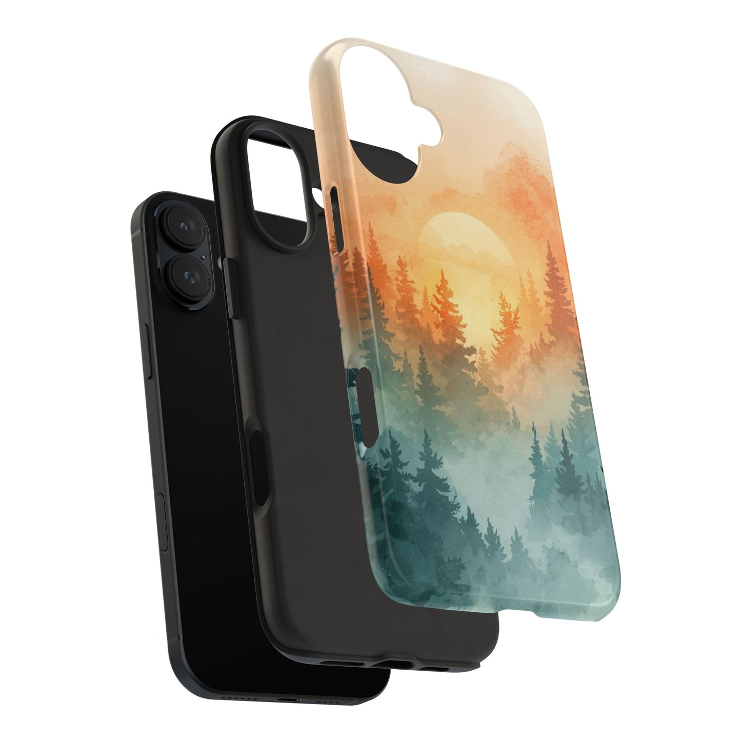 Sunset Forest Mist Tough Phone Case -Just Gigi IFYKYK