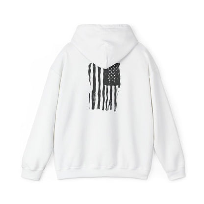 Resistance Hoodie — Vintage Flag Graphic Hooded Sweatshirt (Est. 1776)