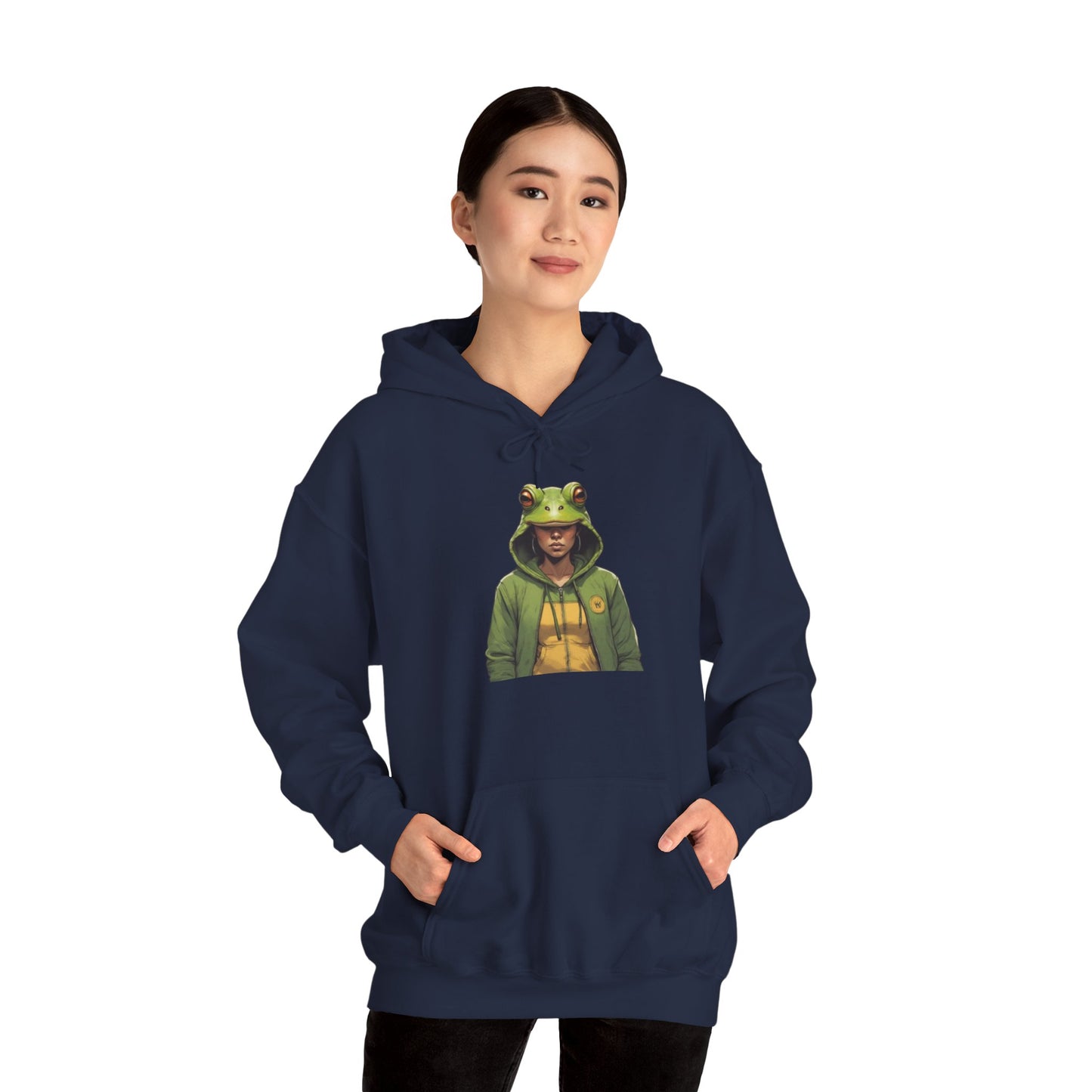 Frog Woman Graphic Hoodie – Unique Statement Streetwear  Just Gigi IFYKYK