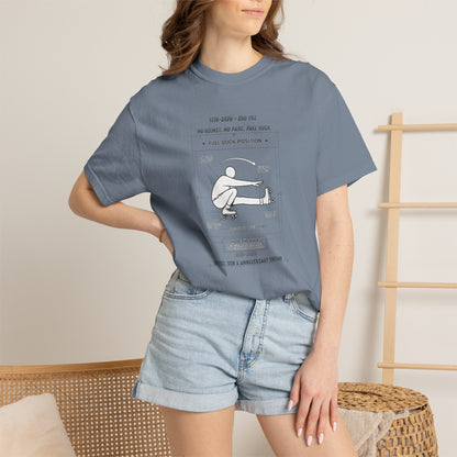 Full Duck Position Blueprint Graphic Tee - Just Gigi IFYKYK