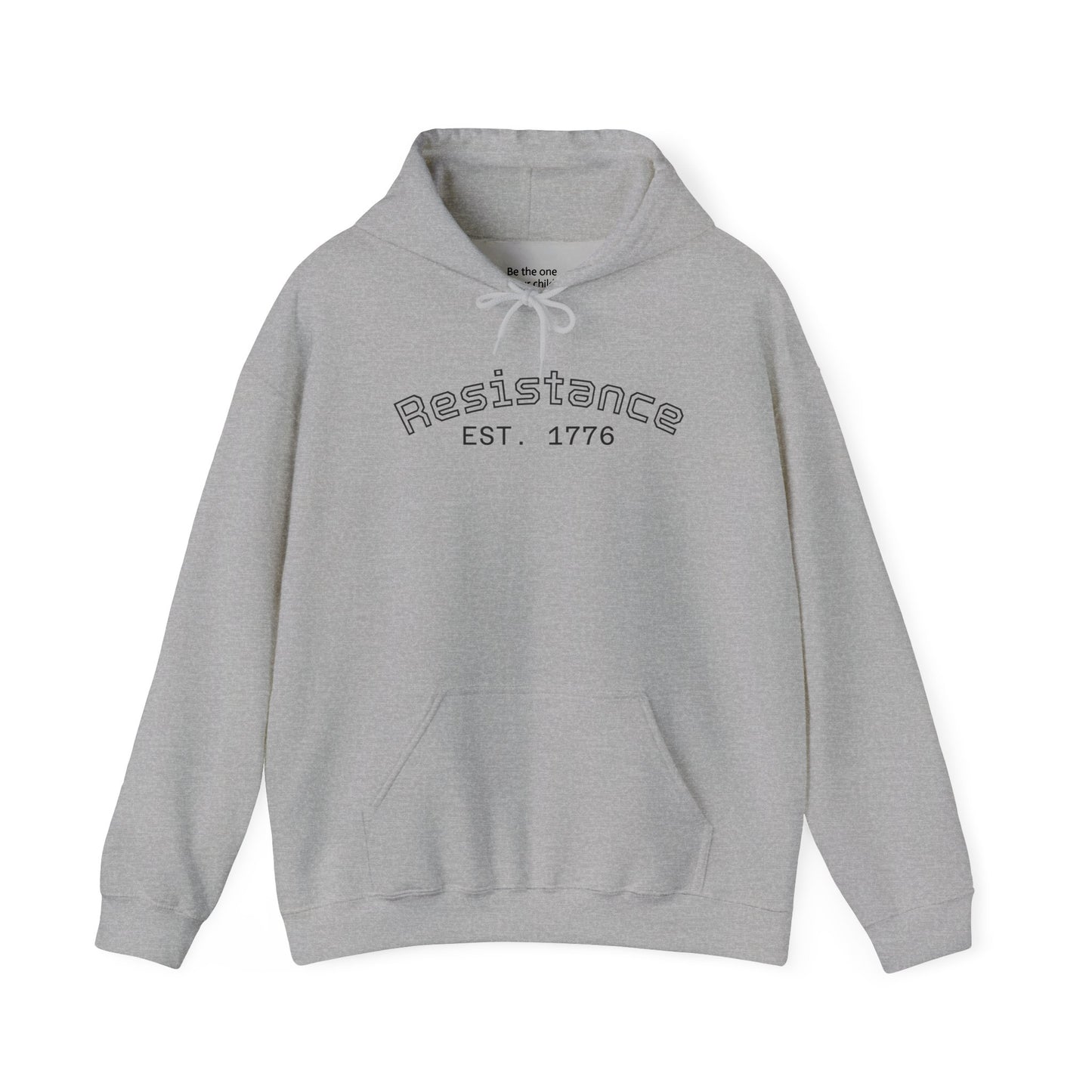 Resistance Est. 1776 Hoodie — Frog Hood Portrait Graphic Sweatshirt
