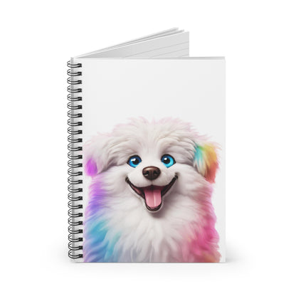 Rainbow Puppy Spiral Notebook - Just Gigi IFYKYK
