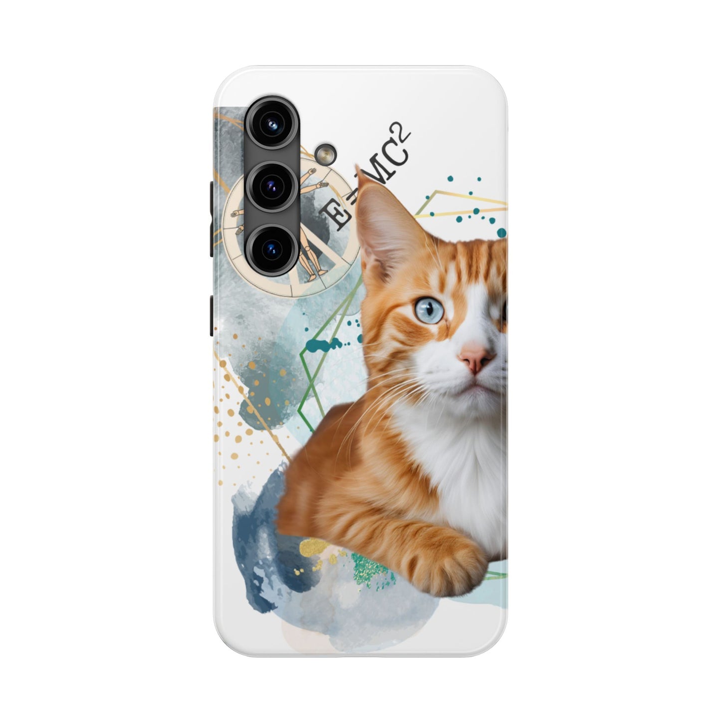 E=MC2 Cat Tough Phone Cases