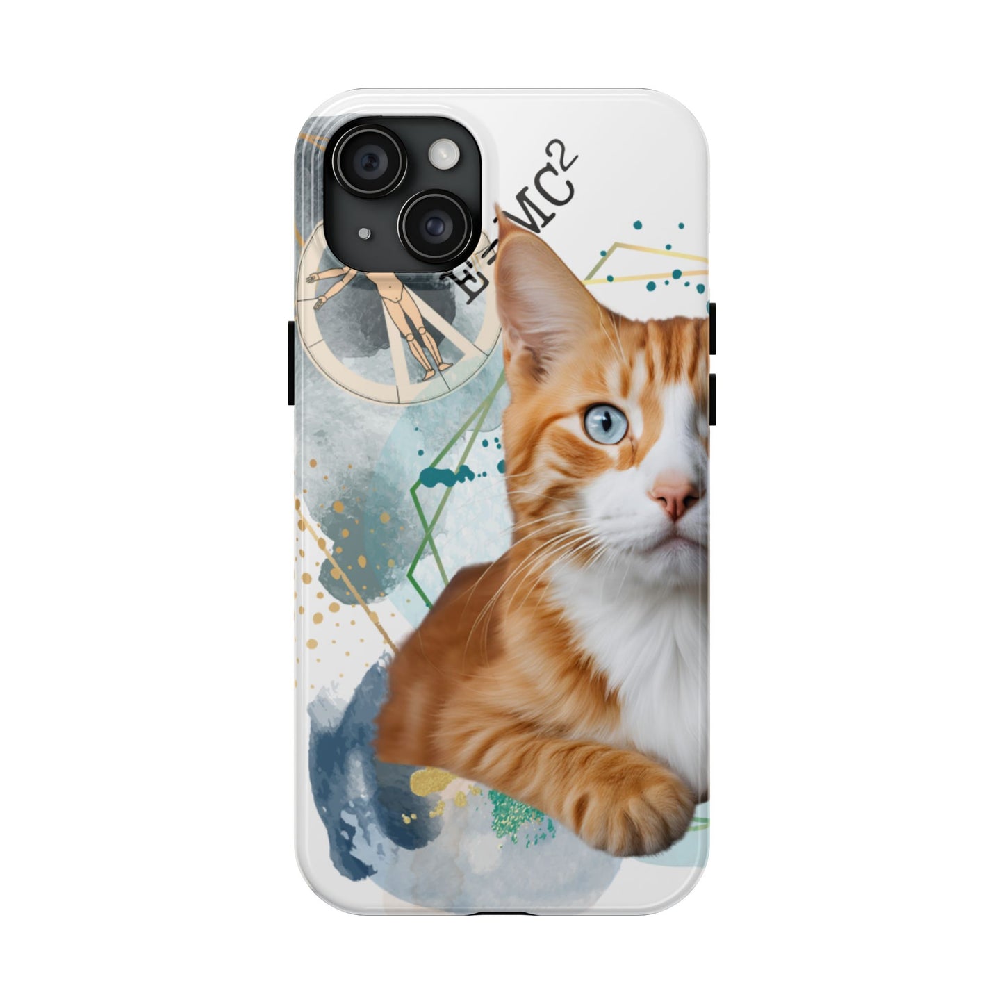 E=MC2 Cat Tough Phone Cases