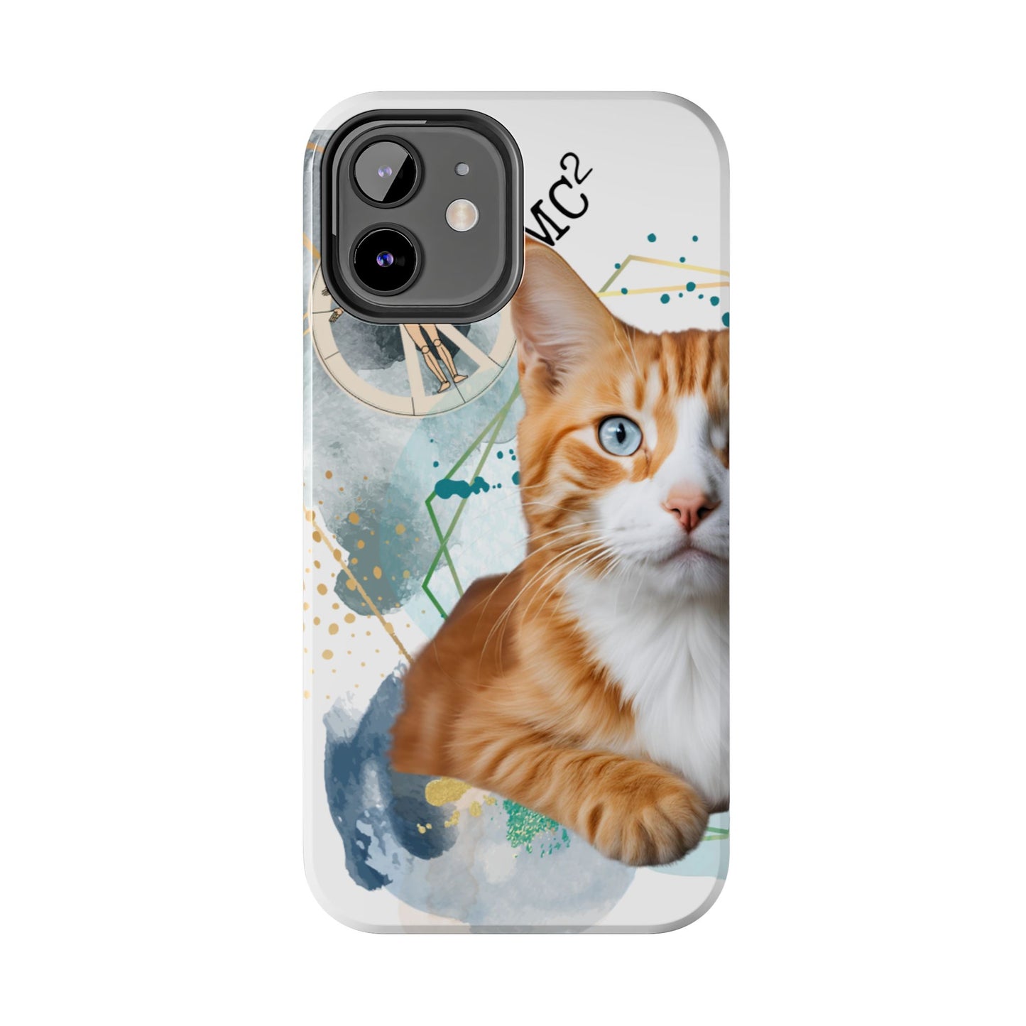 E=MC2 Cat Tough Phone Cases