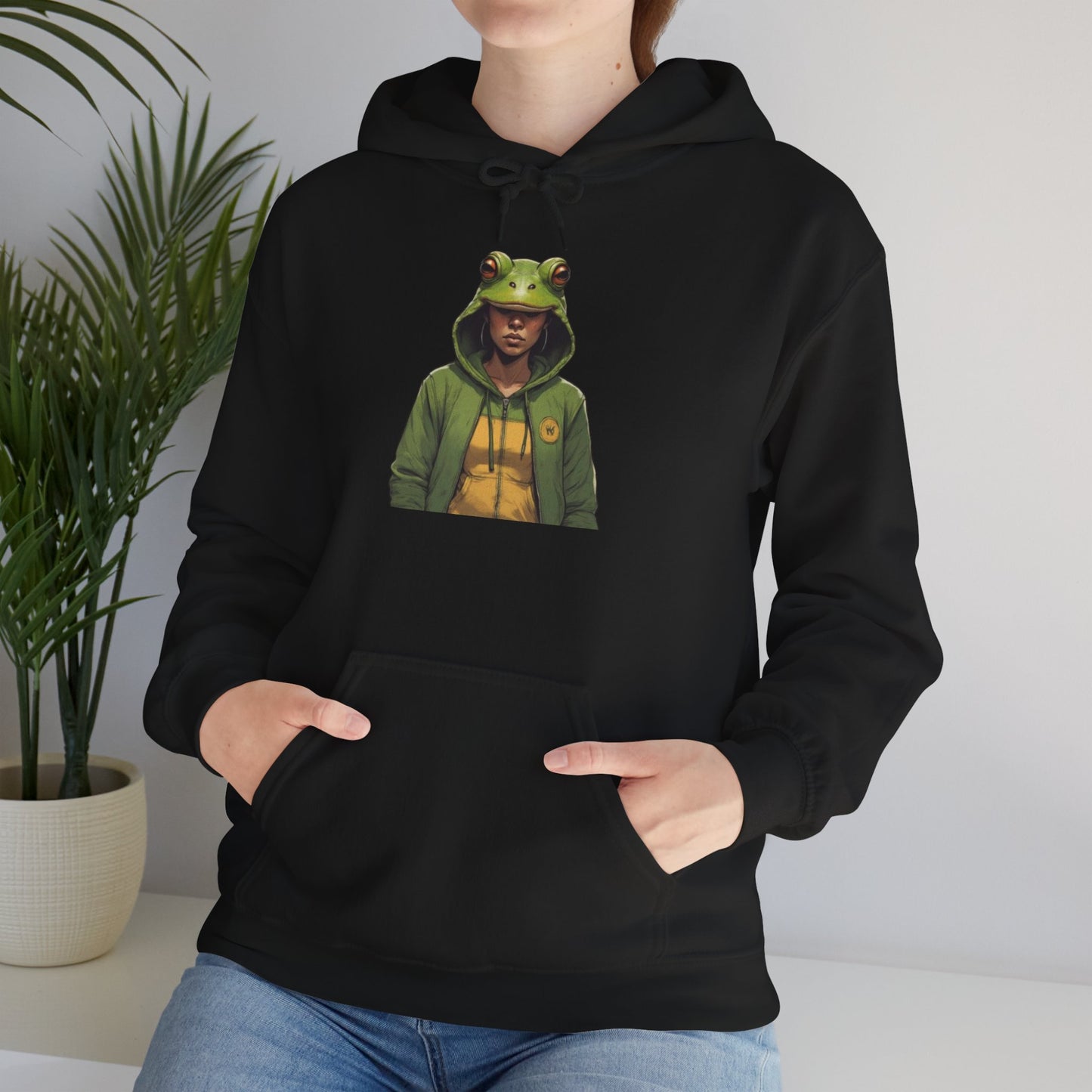 Frog Woman Graphic Hoodie – Unique Statement Streetwear  Just Gigi IFYKYK