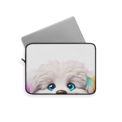 Peek a boo Doggo Laptop Sleeve Just Gigi IFYKYK