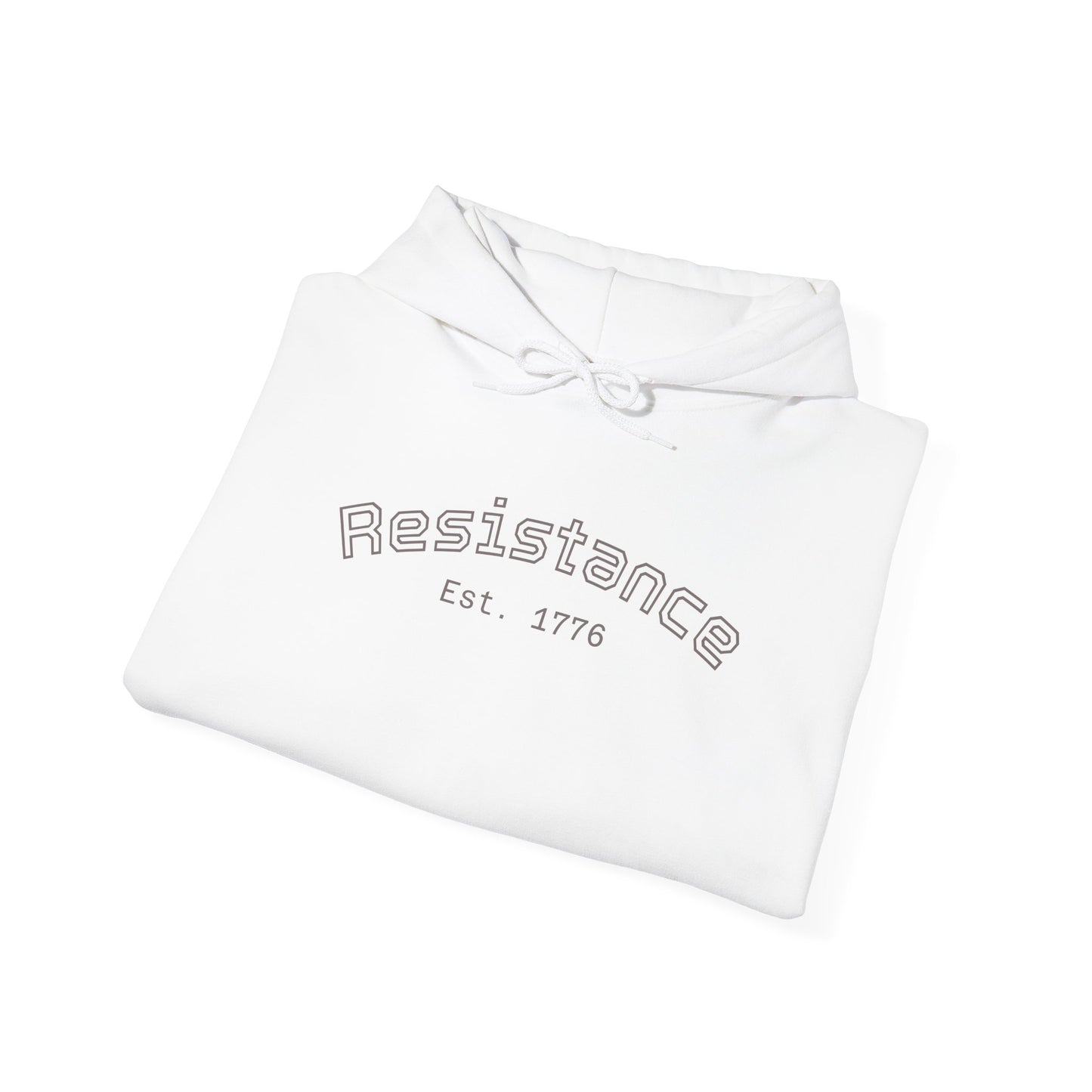 Resistance Hoodie — Vintage Flag Graphic Hooded Sweatshirt (Est. 1776)