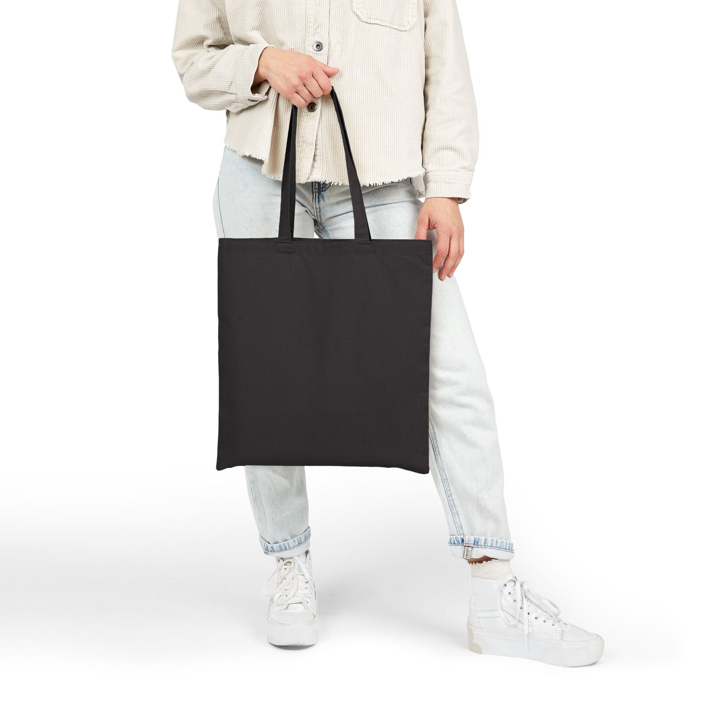 "Infinite Bag Of Holding" 1 sided Black Canvas Tote - Just Gigi  IFYKYK