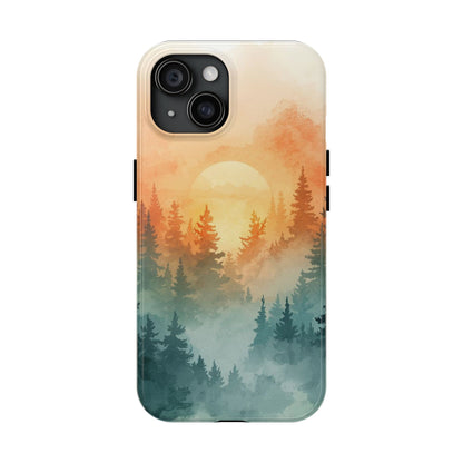 Sunset Forest Mist Tough Phone Case -Just Gigi IFYKYK