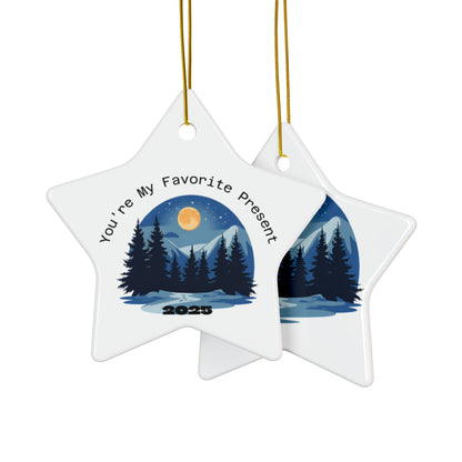 Nightscape 2025 Keepsake Star Ornament 'You're My Favorite Present' - Just Gigi IFYKYK